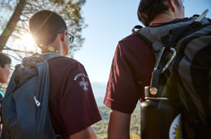 Scouting on a mountain